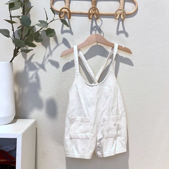 Cutest Pure Cotton White Romper - Picture 1 of 2